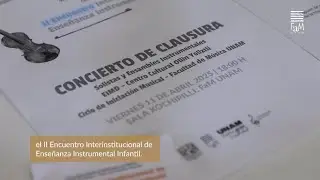 Memoria | II Encuentro Interinstitucional de Ense&ntilde;anza Instrumental Infantil CIM FaM-UNAM
