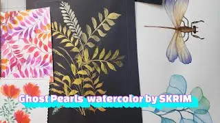 Ghostly Pearls: Ethereal Watercolor Paintings By Skrim