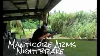 Manticore Arms Nightbrake Muzzle Brake Demonstration - Yugo Pap (review in desc.)