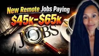 New Remote Jobs Paying $45k-$65k/YR