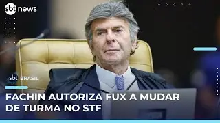 Fachin autoriza Fux a mudar de turma no STF; decis&atilde;o pode afetar julgamentos do golpe |#SBTBrasil