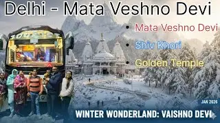 Vaishno Devi Snowfall 2026: Delhi to Katra Full Journey & Weather Update! 