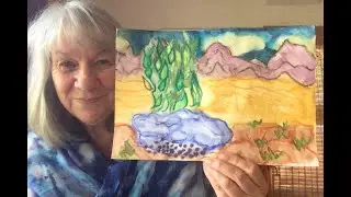 Emotional Landscape painting demo - Kathleen Horne