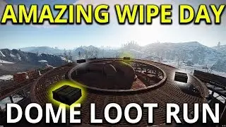 The Dome Gives Amazing Wipe Day Loot - Rust Solo Survival Gameplay