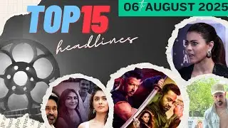 Top 15 Big News of Bollywood | 6th AUGUST  2025 | Salman Khan , Ramayana, Sunny Deol, Amir Khan