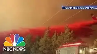 Large Wildfire Scorches Oregon
