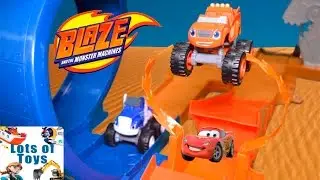 Blaze and the Monster Machines Monster Dome Race Blaze Vs. Crusher, Disney Cars, Dusty
