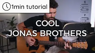 Cool Easy Guitar Tutorial w/ Chords | Jonas Brothers