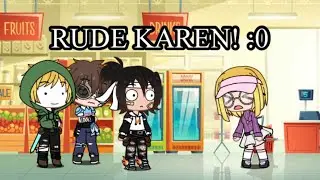 Dream Team meets rude Karen (mcyt)/(gacha club)