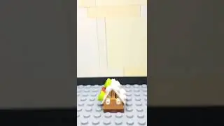 How to make a gingerbread house out of Lego! #animation #lego #video #viral #stopmotion