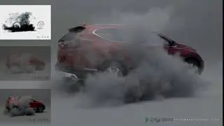 Car Drift Smoke in Phoenix FD