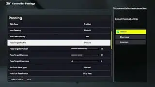 NBA 2K26: How to Adjust Pass Targeting (Pass Target Settings)