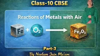 Reaction of Metals with Oxygen | Metals and Non-Metals | Class 10 CBSE Chemistry