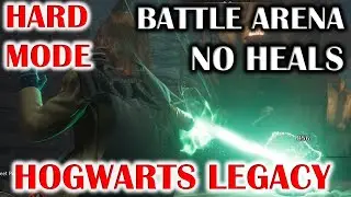 DARK ARTS BATTLE ARENA DLC - NO HEALS POTION HARD DIFFICULTY GUIDE HOGWARTS LEGACY GAMEPLAY