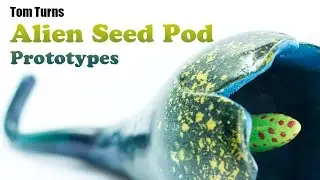 Tom Turns: Alien Seed Pod Prototypes - Woodturning