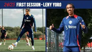 Leny Yoro's First Session 🤩 | Inside Training