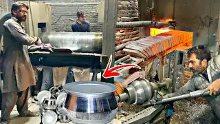 How Silver Pots Are Manufactured In Factory || Making Process Of High Quality Cookware Pots