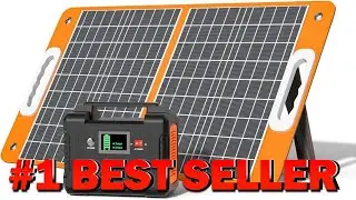 151Wh Portable Power Station 200W (400W Peak) + 60W Solar Panel - B0DG5MCT73