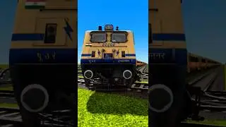 Izzat Nagar Wap-4 Turning on 90&deg; Degree Curve | CrazyRails #indiantrainsimulator