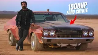 Я собрал Chevelle с двигателем Coyote мощностью 1500 л.с. &mdash; первый тест-драйв!