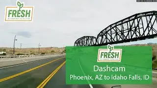 Dashcam Phoenix, AZ to Idaho Falls, ID