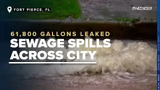 Fort Pierce Hit By 3 Sewage Spills During Hurricane Milton, 61,800 Gallons Leaked