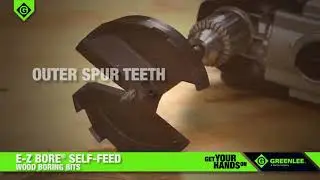 Greenlee E Z BORE&reg; Self Feed Wood Boring Bits