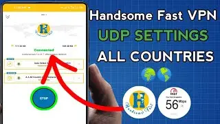 How To Setup Handsome Fast VPN with all Country UDP Settings For Secure Browsing 