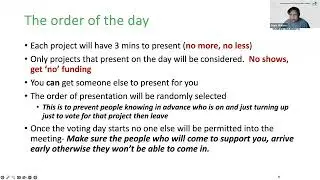 community voting day presentation skills