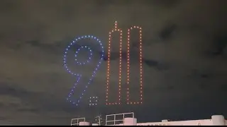 Embassy dinner 9/11 tribute drone show