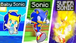 Evolvo Da Baby SONIC A SUPER SONIC! - Minecraft ITA