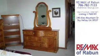 Home For Sale - 240 Alex Mountain Dr, Sky Valley, GA