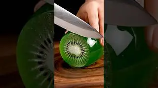 Ultra Satisfying Kiwi Cutting ASMR🥝 | Crisp Slice Sounds | Stress Relief Video #KiwiASMR #ASMRShorts