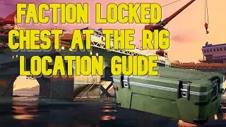 Where to Open a faction locked chest at SPY BASE RIG? All Location Guide - Fortnite