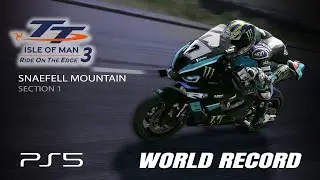 TT Isle of Man 3 | PS5 | Snaefell mountain | section 1 | 2:46.160 ⚡ World record ⚡ Bmw s 1000 rr