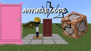 How to make anywhere door in minecraft || anywhere door || Teleport Minecraft using command block.