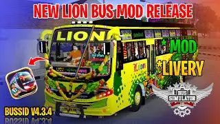 New Lion Bus Mod Tamil | Bus Simulator Indonesia | Lion Bus Livery In Bussid #lion #bus #mod #bussid