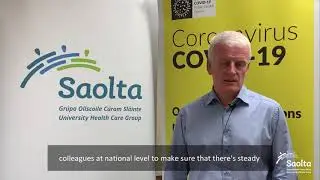 Tony Canavan, CEO, Saolta Group - message to staff