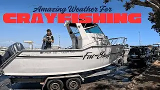 Perfect Day Crayfishing (White run 2025) - Calm Water, Clear Skies & Checking the Pots