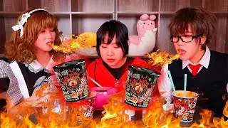 ENG SUBS | TRY OUT DAEBAK GHOST PEPPER NOODLES | CHOCOPIPI