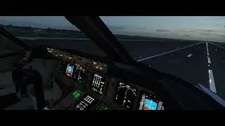 Посадка Тайбэй на Boeing 747 (вид пилота)