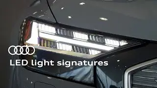 Using LED light signatures in your Q4 e-tron