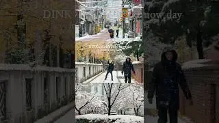how a DINK couple spends a snow day in seoul ❄️ #korea #seoul #snow #childfree #minivlog