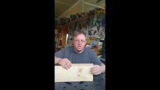 How to clamp a vertical piece of wood.  #shorts