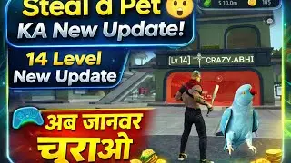 Steal A Pet New Update! 🔥 Level 14 Unlock + New Crafland Map 😲 Free Fire #StealAPet #newupdate 