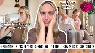Ballerina Farm Milk Gets Cancelled And Pulled From Family Farm Shelves