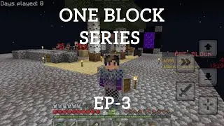 TAMIL ONE BLOCK SERIES EP-3 WE DID IT YAY|| #minecraft #mctamil #rinotamil #trending 