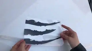 HuaArt Vinil Calcoman&iacute;a Sticker Ara&ntilde;azo Garra Para Faro Auto