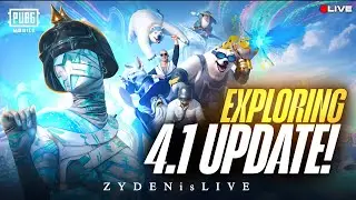 BGMI LIVE | AGGRESSIVE GAMEPLAY | 4.1 UPDATE | ZYDENisLIVE #bgmi #shortfeed #shortslivestream