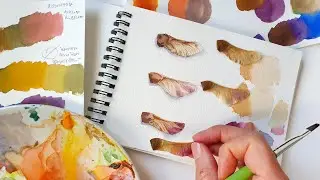 Ahorn-Propeller mit Aquarellfarben malen: Schritt f&uuml;r Schritt 🌿
